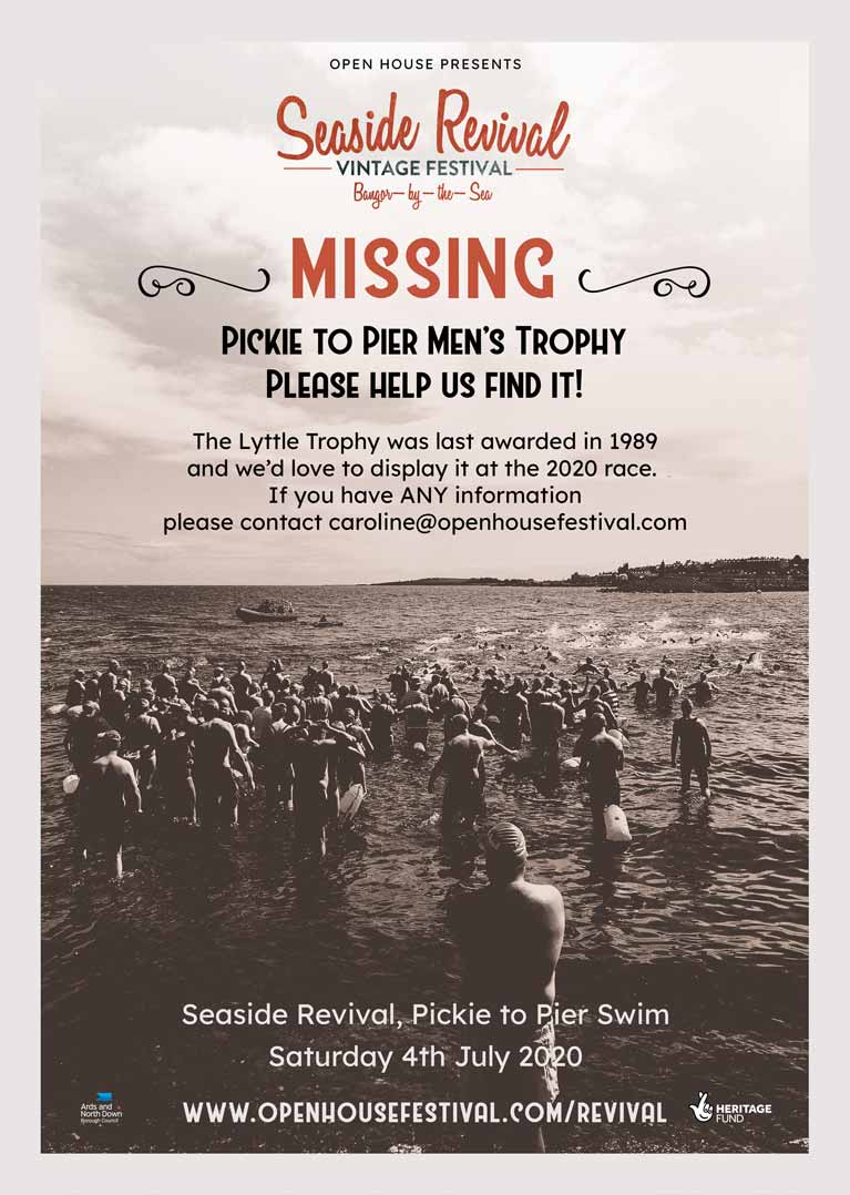 Pickie to Pier poster re missing trophy