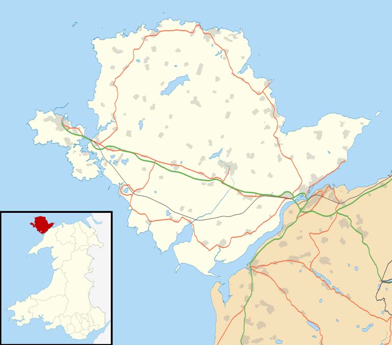  Isle of Anglesey UK location map