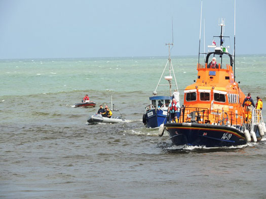 Arklow lifeboat festival rescue