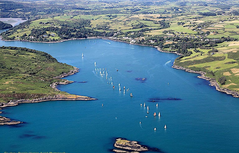 Glandore harbour from sea