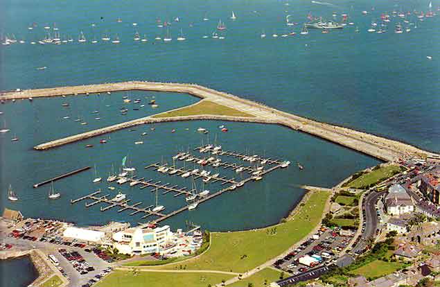 Howth harbour aerial 11
