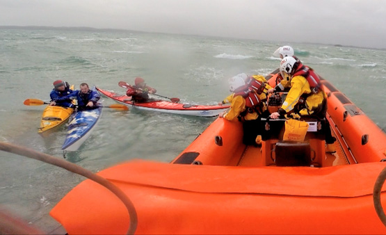 Portaferry RNLI rescues kayakers on Strangford Lough