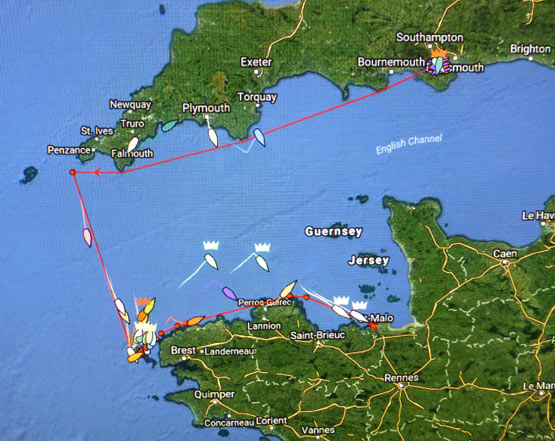 RORC Ouessant tracker