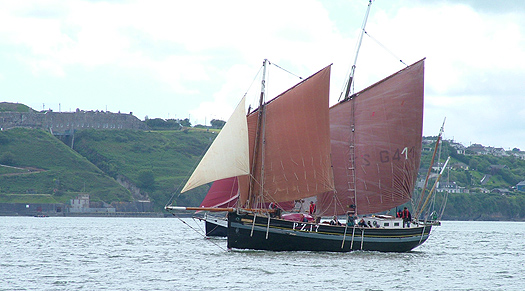 peel castle sailing in cork harbour