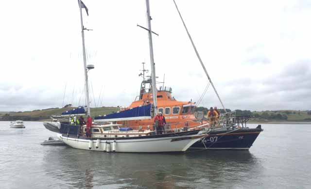  The yacht was on passage from Cobh to Baltimore when the call out for assistance was raised with Valentia Radio Coastguard after her prop was fouled