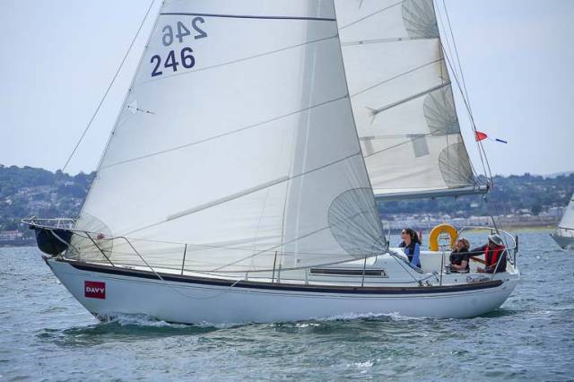 Saki, P McCormack, was second in the DBSC Cruisers Three Race