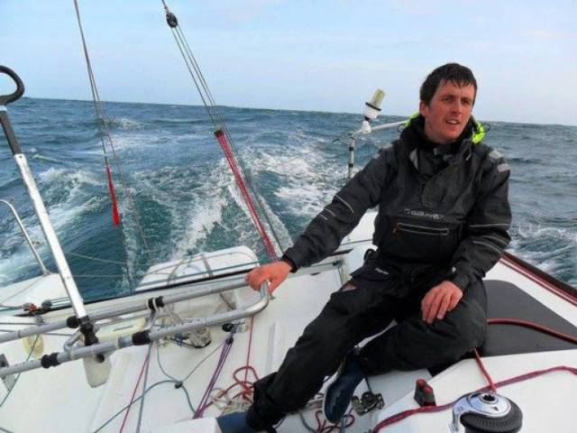 Man alone – Tom Dolan racing the Atlantic. He’ll be telling all in Westport on January 25th