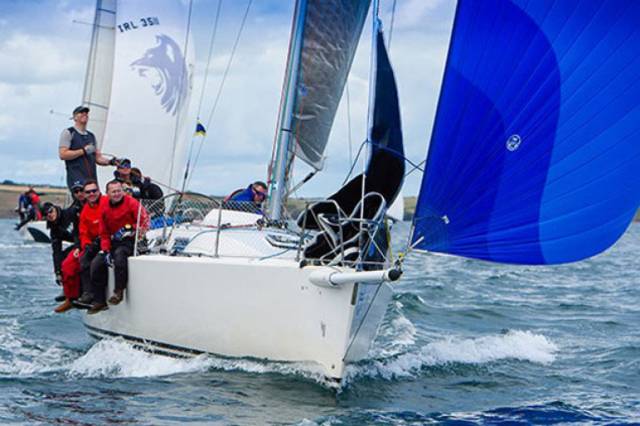 Beaufort Cup racing in Volvo Cork Week. Commandant Barry Byrne’s success with racing John Maybury’s J/109 Joker 2 in this series, and in the Round Ireland Race earlier in July, was one of 2018’s many remarkable achievements
