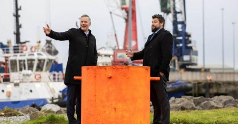 Pat Keating, CEO of Shannon Foynes Port and Paul Doherty, MD Gavin &amp; Doherty Geosolutions’ pictured at Foynes Port |