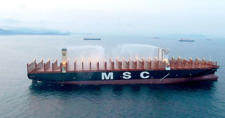 After successful implementation in selected countries, the container line (MSC) is now extending the programme to clients worldwide throughout 2020. Above AFLOAT adds is DNV GL's ground-breaking new class notation to mitigate fire risks on container ships had been awarded to MSC. The notation has been implemented on the largest container ships in the world, the 23,000+ TEU MSC Gülsün class with their also important lowest CO2 emissions per container carried by design. 