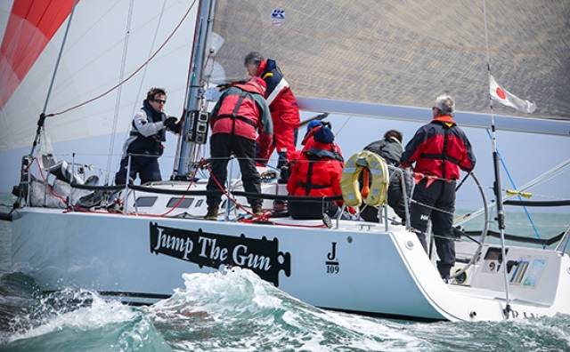 J109 Jump The Gun (M.Monaghan/J.Kelly) was the winner of today's DBSC Cruisers One ECHO race