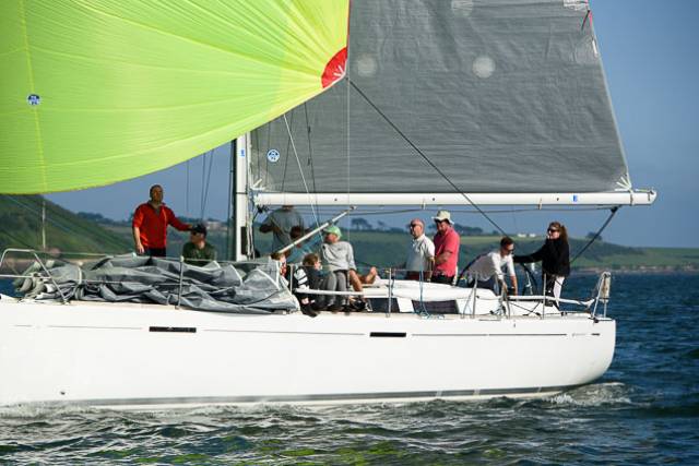 Denis Murphy and crew on Nieulargo were the winners of RCYC's first pop up race. Scroll down for more photos