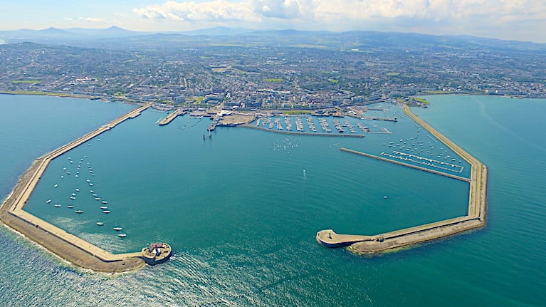 Dun Laoghaire's 250 acre harbour - a forthcoming report aims to set a new course for the 200-year-old structure. Now that it has taken control of the harbour, Council efforts are being made to regenerate one of the largest man-made harbours in the world