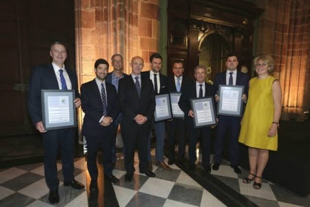 Delegates in Barcelona including Shannon Port Authority who were awarded by ESPO for achieving the Port Environmental Review System (PERS) certification.