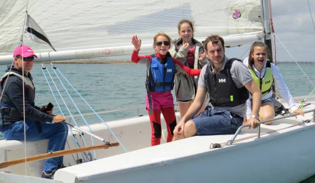 Smiles all round as the National Yacht Club celebrated 50 years of junior sailing last weekend