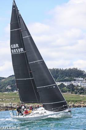 Andrew Hall&#039;s J125 Jackknife leads ISORA overall after Race 11 from Dun Laoghaire to Pwllheli on Saturday