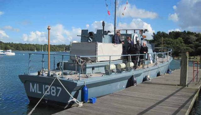 Star of Dunkirk Movie HMS Medusa is open to the public on the Bealieu river