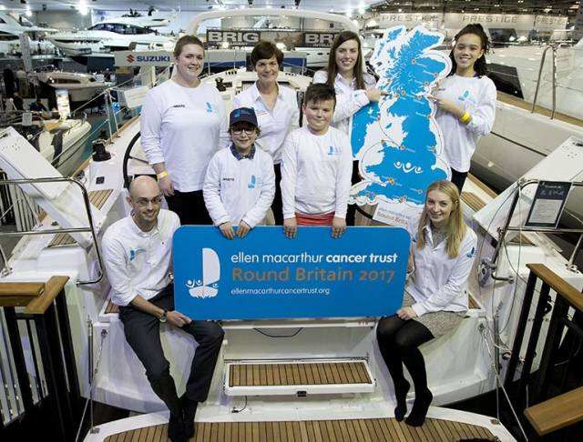 Dame Ellen MacArthur announced a Round Britain Challenge today at the London Boat Show