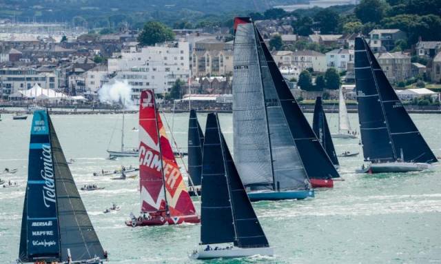 Next summer's pinnacle of offshore racing, the Rolex Fastnet Race is likely to be an even greater spectacle, with the event being opened up to yachts larger than the 100ft Leopard and Comanche (seen here at the start of the 2015 record-breaking race)