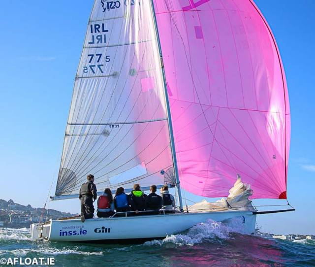 The INSS 1720 is second overall at the DBSC Spring Chicken Series with two races left to sail