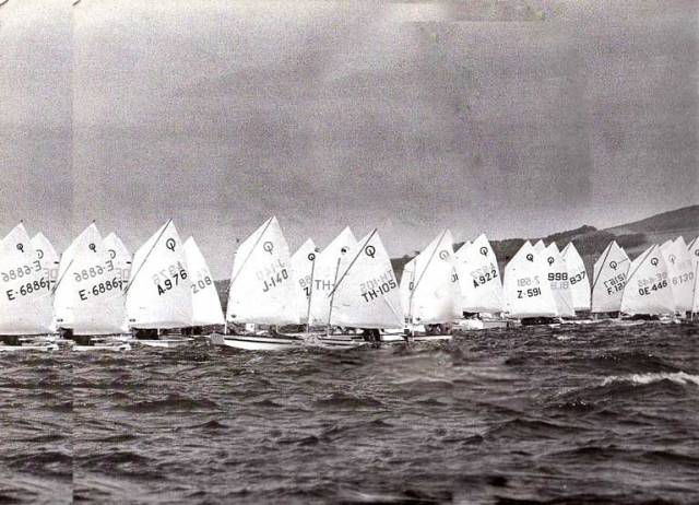 The International Optimist Dinghy Worlds at Howth in 1981, when the 130-strong fleet from 26 nations covered the sea so tightly that Lambay was almost invisible