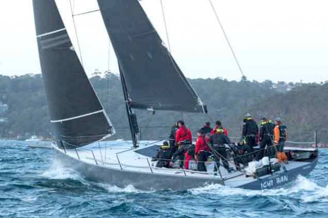 The hottest new boat on the Australian coast. Matt Allen’s Botin-designed TP52 Ichi Ban, with Gordon Maguire as Sailing Master. Ichi Ban has been scorching her way to the front of the fleet since making her debut in October, and is a favourite for the handicap win in the up-coming Rolex Sydney-Hobart race