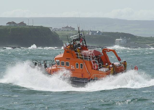 Portrush RNLI came to the aid of a man in need of emergency medical assistance on Saturday