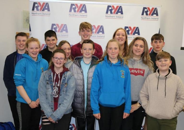 Members of the RYA Northern Ireland Youth Forum in 2019