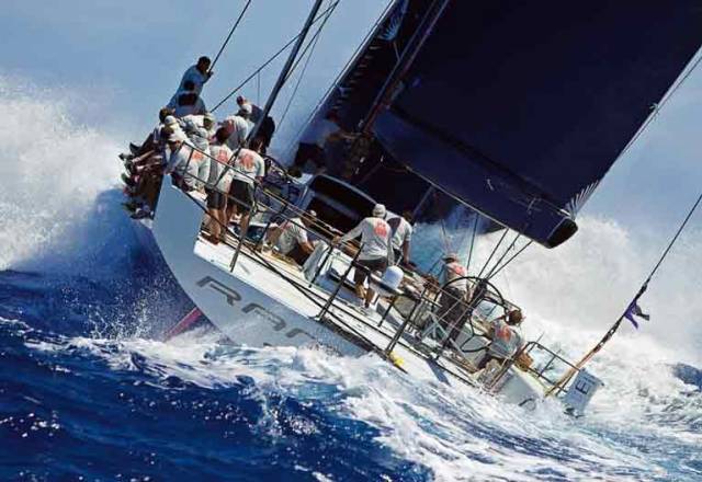 The power……and maybe the glory, too. George David’s Rambler 88 has what it takes to dominate today’s RORC Caribbean 600, which is expecting to experience tough conditions.