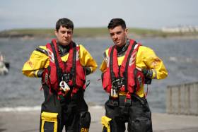 Oisin and Nathan Cassidy, whose father James is helm with Bundoran RNLI