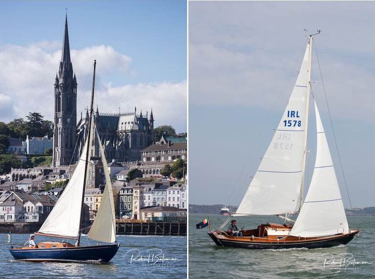 Bob Bateman's photos capture two little classics with a shared spirit in his images of Pinkeen and Sunflower on Cork Harbour