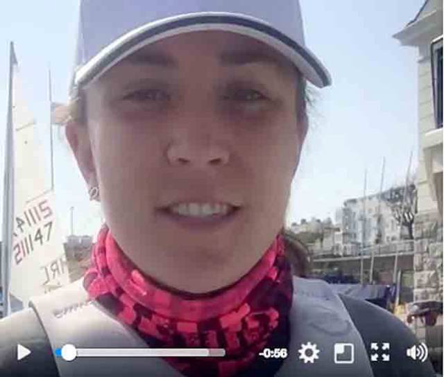 Annalise Murphy's typical training day in the video below