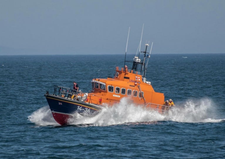 Donaghadee RNLI’s all-weather lifeboat Saxon