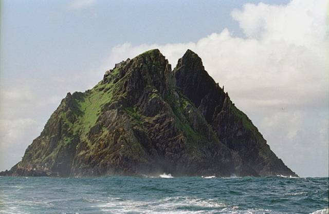 Skellig Michael has come to be known as 'Star Wars Island' since becoming a location for the blockbuster movie series
