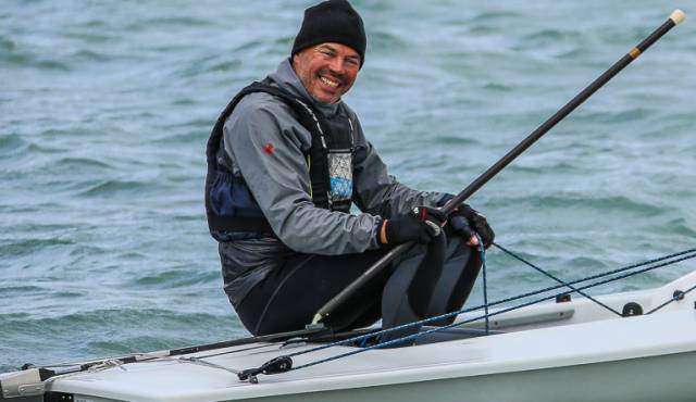 National Yacht Club's Mark Lyttle scored two firsts in the Grand Master division to become overall leader after six races sailed