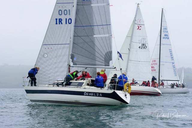 Howth Yacht Club's Demelza	competing in White Sails Division 2 of the Sovereign's Cup. Scroll down for photo gallery	