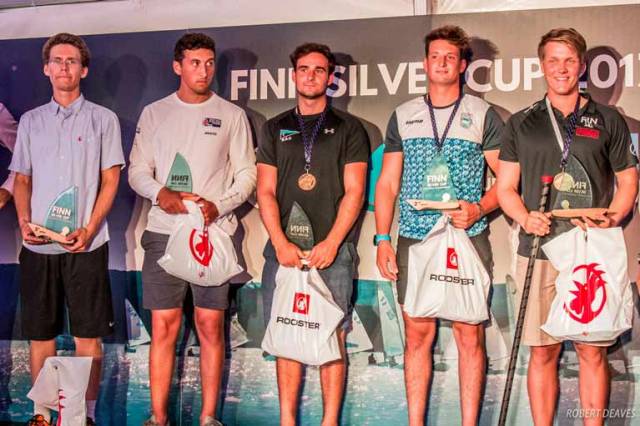 U23 Finn Bronze Medalist Fionn Leyden, (third from left) on the podium in Hungary