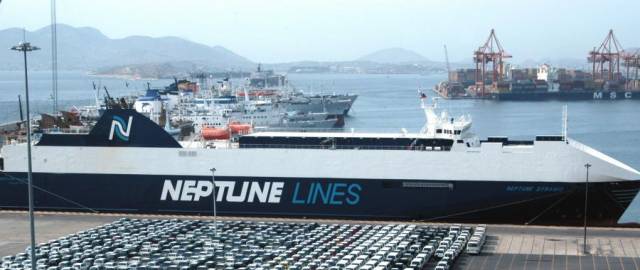 MV Neptune Dynamis, which begins a weekly schedule calling at Rosslare Europort from this Saturday , 8th April