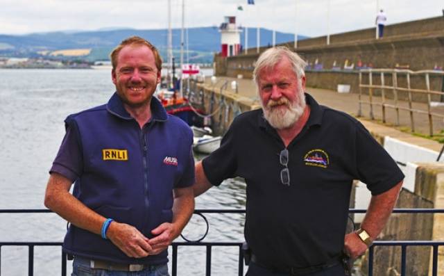 Des Davitt and Dave O'Leary have received awards from the RNLI in recognition of their service over the years