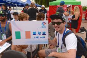 Landing his first 1080, David O&#039;Caoimh from &#039;Lreland&#039; (Sic) has high hopes for Linyi, China