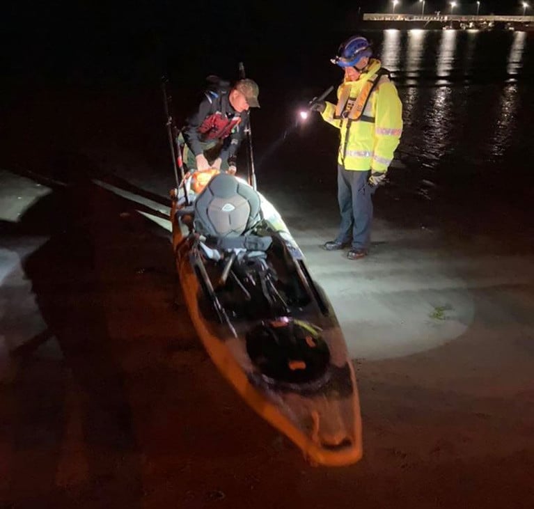 On Thursday evening the Coastguard and the Police Service investigated reports of concern for a kayaker seen the Ballywalter area of County Down