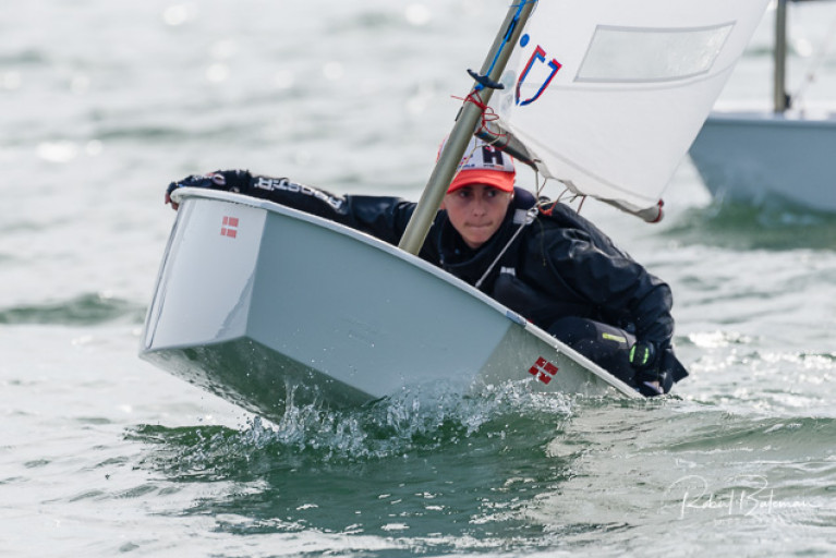 Racing at the RCYC Optimist Burns Trophy. See Photo gallery below 