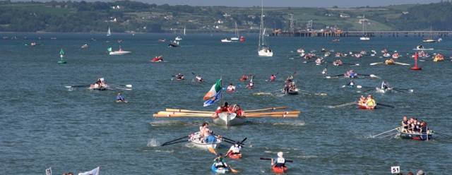 An action packed Ocean to City Rowing race