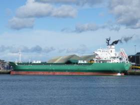 Winds of change: The final member of the &#039;W&#039; class Arklow Shipping bulkers, Arklow Wind (above at Dublin Port) has taken place in recent weeks. The 13,988dwt cargoship is now under the Dutch flag.