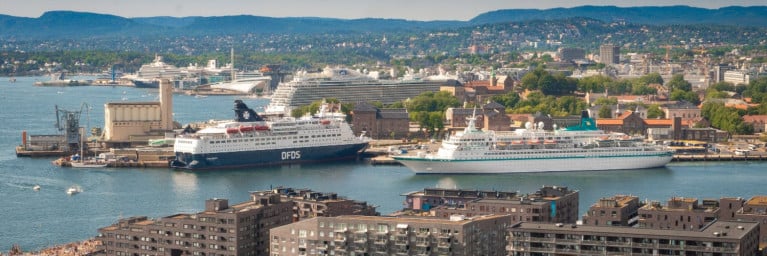 ESPO's Conference for this year has been postposed to May 202I though the venue is still scheduled to be hosted by the Port of Oslo, Norway where in this file photo above in the foreground a ferry and cruiseship are berthed. AFLOAT has identified these vessels, on the left is Danish ferry operator's DFDS's Crown Seaways however the ship's route between the Nordic capital and Copenhagen, Denmark is currently not operating due to Covid-19. As for the other vessel, this is the German cruise firm Pheonix Reisen's Albatros.