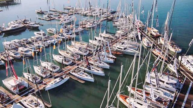 Boats for sale at last year’s Southampton Boat Show