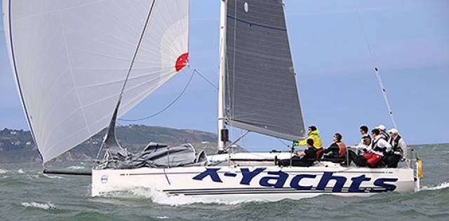 Colin Byrne's Bon Exemple from the Royal Irish YC was the winner of today's DBSC Cruisers One IRC handicap race