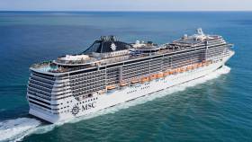 MSC Preziosa was originally to be named Phoenicia from an order placed in a French yard by a Libyan state-owned company. The civil war that broke out in 2011 however put an end to that arrangement.