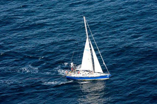 The whale research yacht Song of the Whale joined the RV Celtic Voyager in carrying out acoustic surveys of Irish offshore waters with GMIT researchers