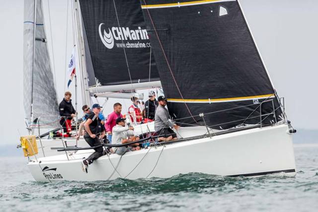 The Waterford yacht Fools Gold now moves up to fourth overall in the 12–boat fleet